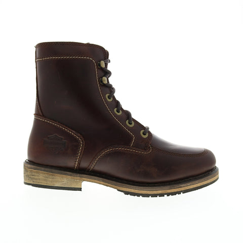 Harley-Davidson Henna 5" Lace D84681 Womens Brown Leather Motorcycle Boots