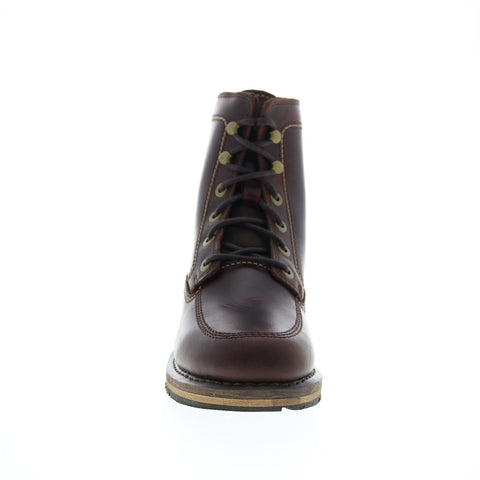 Harley-Davidson Henna 5" Lace D84681 Womens Brown Leather Motorcycle Boots