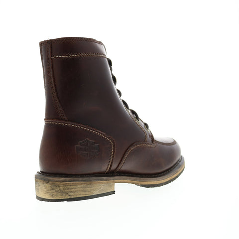 Harley-Davidson Henna 5" Lace D84681 Womens Brown Leather Motorcycle Boots