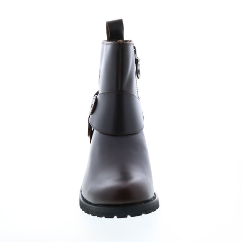 Harley-Davidson Lalanne Harness D84687 Womens Brown Leather Motorcycle Boots