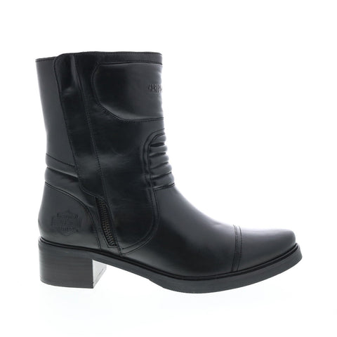 Harley-Davidson Jerilyn Motorcycle D84692 Womens Black Motorcycle Boots