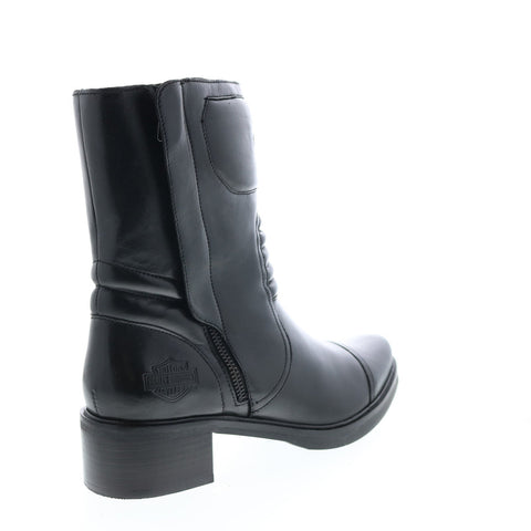 Harley-Davidson Jerilyn Motorcycle D84692 Womens Black Motorcycle Boots