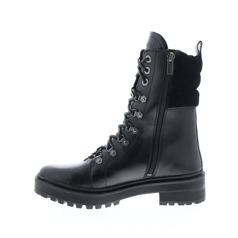 Harley-Davidson Dalwood D84694 Womens Black Leather Motorcycle Boots