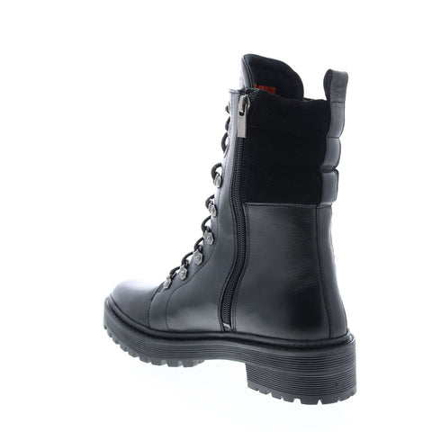Harley-Davidson Dalwood D84694 Womens Black Leather Motorcycle Boots