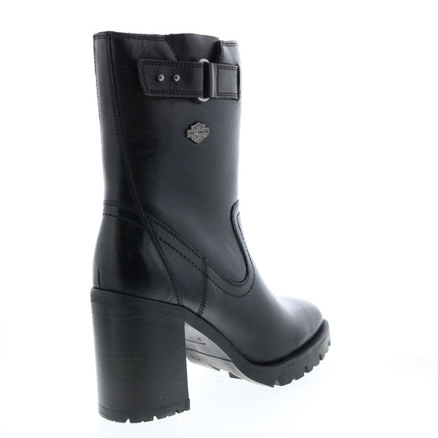 Harley-Davidson Adina Pull On D84730 Womens Black Motorcycle Boots