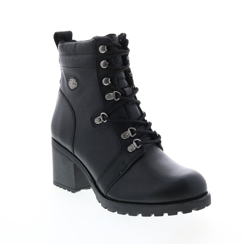 Harley-Davidson Marinda 5" Lace D84760 Womens Black Motorcycle Boots