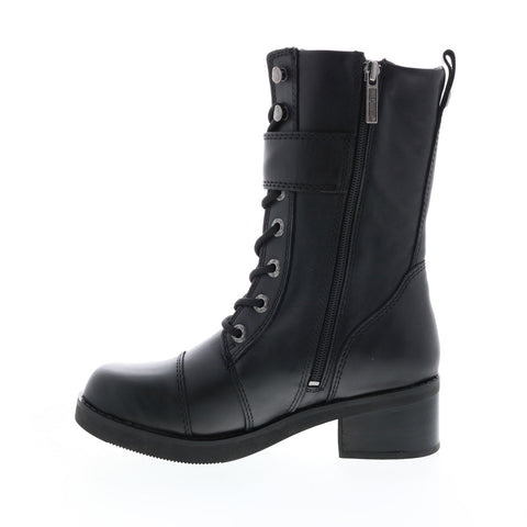 Harley-Davidson Jammie D85259 Womens Black Leather Motorcycle Boots