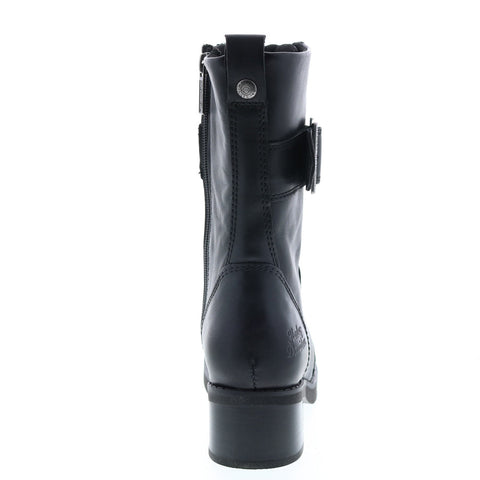 Harley-Davidson Jammie D85259 Womens Black Leather Motorcycle Boots