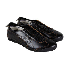 Onitsuka Tiger Mexico 66 D D8A2L-9090 Mens Black Casual Low Top Sneakers Shoes