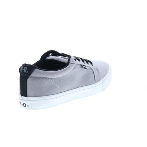 Harley-Davidson Ellis D93448 Mens Gray Canvas Lifestyle Sneakers Shoes