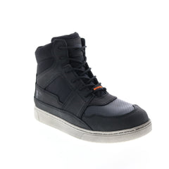Harley-Davidson Eagleson D93555 Sneaker Mens US 7M Black Leather Biker Shoes Harley-Davidson Eagleson D93555 Mens Black Leather Lifestyle  main image 3