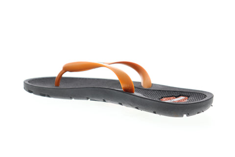 Harley-Davidson Mills D93560 Mens Orange Flip-Flops Sandals Shoes