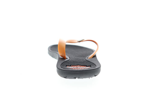 Harley-Davidson Mills D93560 Mens Orange Flip-Flops Sandals Shoes