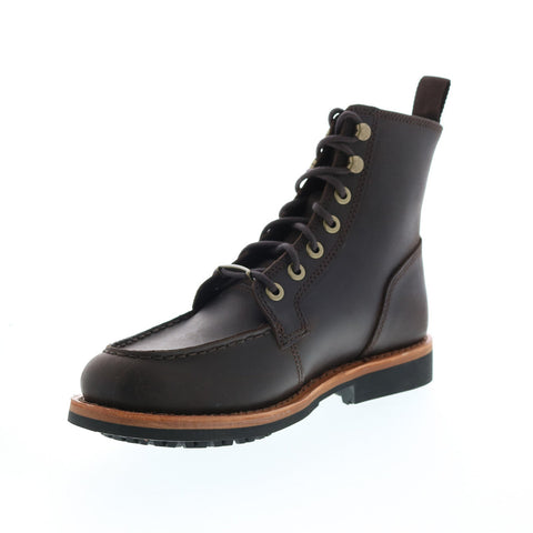 Harley-Davidson Owens D93614 Mens Brown Leather Motorcycle Boots