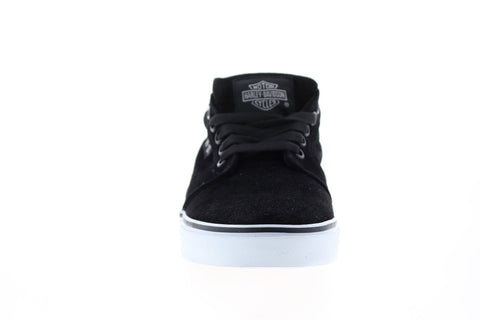 Harley-Davidson Tompkins D93626 Mens Black Suede Lifestyle Sneakers Shoes