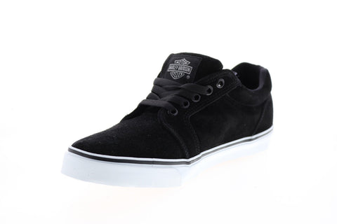 Harley-Davidson Tompkins D93626 Mens Black Suede Lifestyle Sneakers Shoes