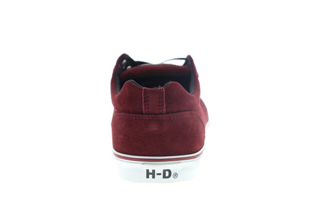 Harley-Davidson Tompkins D93627 Mens Burgundy Lifestyle Sneakers Shoes