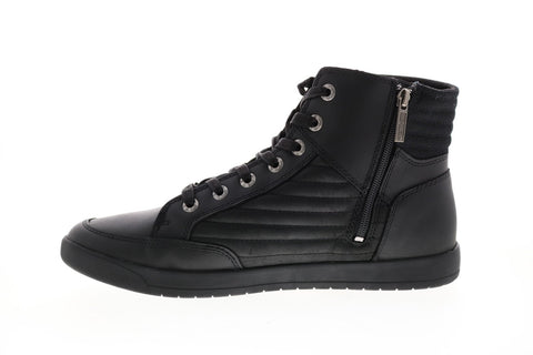Harley-Davidson Bridges D93629 Mens Black Leather Lifestyle Sneakers Shoes
