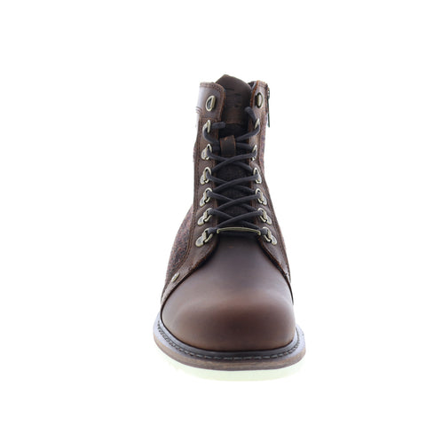 Harley-Davidson Bryant D93632 Mens Brown Leather Zipper Motorcycle Boots