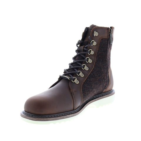 Harley-Davidson Bryant D93632 Mens Brown Leather Zipper Motorcycle Boots