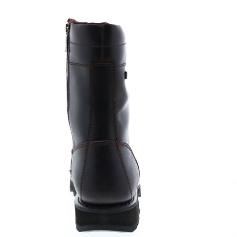 Harley-Davidson Edgerton D93640 Mens Brown Leather Motorcycle Boots