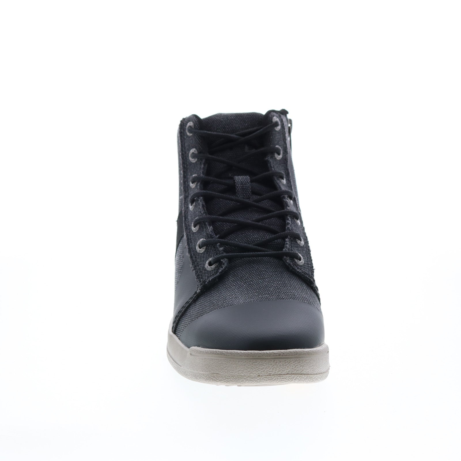 Harley-Davidson Pendell High Top Sneakers Gray Canvas Black Men’s 10.5 D93643 Ca Harley-Davidson® Men main image 4