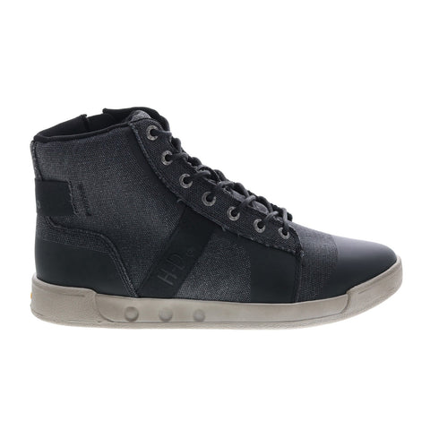 Harley-Davidson Pendell D93643 Mens Black Canvas Lifestyle 
