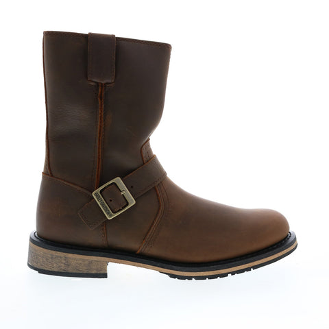 Harley-Davidson Dendon D93668 Mens Brown Leather Motorcycle Boots