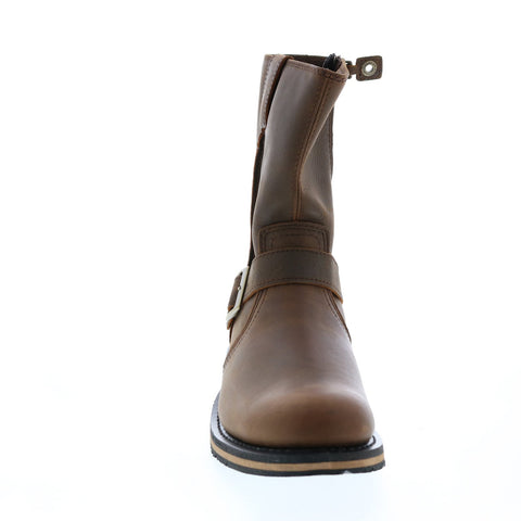 Harley-Davidson Dendon D93668 Mens Brown Leather Motorcycle Boots