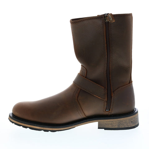 Harley-Davidson Dendon D93668 Mens Brown Leather Motorcycle Boots