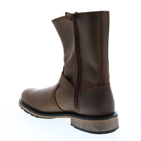 Harley-Davidson Dendon D93668 Mens Brown Leather Motorcycle Boots