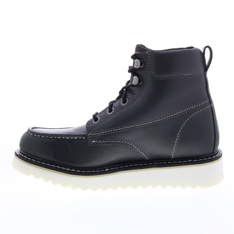 Harley-Davidson Palmerton D93689 Mens Gray Leather Motorcycle Boots