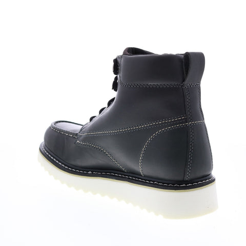 Harley-Davidson Palmerton D93689 Mens Gray Leather Motorcycle Boots