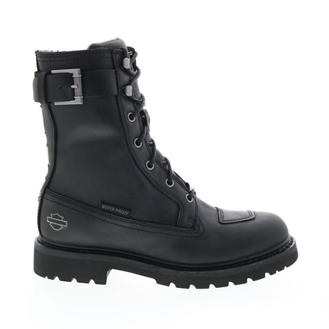 Harley-Davidson Brosner 8" D93700 Mens Black Leather Motorcycle Boots