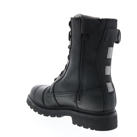 Harley-Davidson Brosner 8" D93700 Mens Black Leather Motorcycle Boots