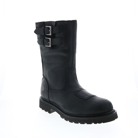 Harley-Davidson Brosner 10" D93701 Mens Black Leather Motorcycle Boots