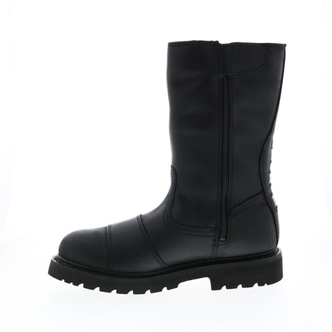 Harley-Davidson Brosner 10" D93701 Mens Black Leather Motorcycle Boots