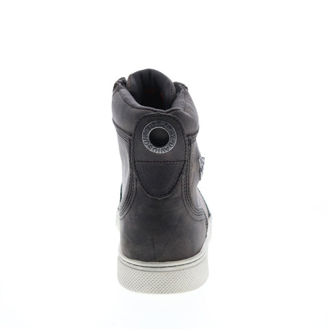 Harley-Davidson Bateman D93725 Mens Gray Leather Wide Motorcycle Boots