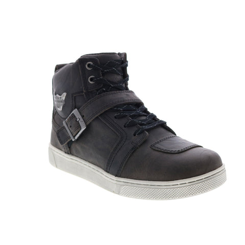 Harley-Davidson Bateman 4" D93727 Mens Gray Lifestyle Sneakers Shoes