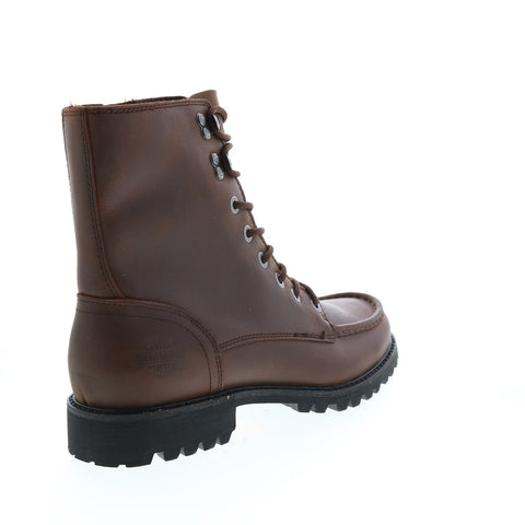 Harley-Davidson Brentmoore 7" Lace D93760 Mens Brown Leather Motorcycle Boots