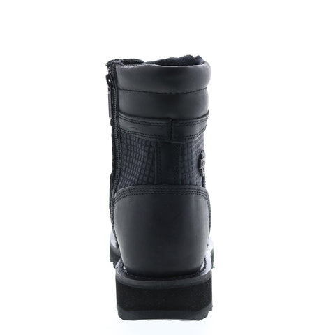 Harley-Davidson Lensfield 7" Lace D93771 Mens Black Motorcycle Boots