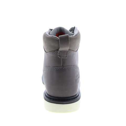 Harley-Davidson Hickman Dual D93773 Mens Gray Leather Lace Up Motorcycle Boots