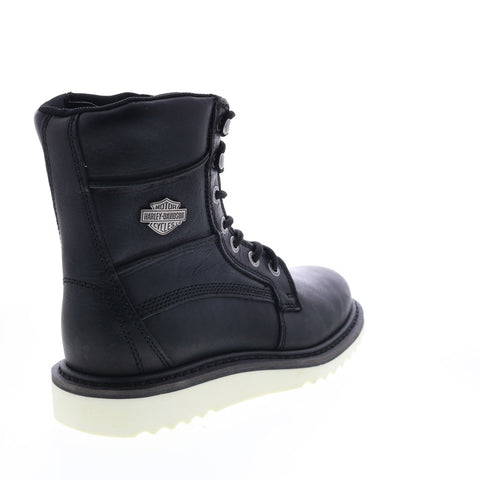 Harley-Davidson Hagerman 7" Seam D93779 Mens Black Leather Motorcycle Boots