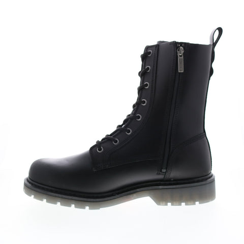 Harley-Davidson Asherton 8" Lace D93783 Mens Black Leather Motorcycle Boots