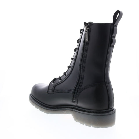 Harley-Davidson Asherton 8" Lace D93783 Mens Black Leather Motorcycle Boots