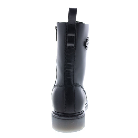 Harley-Davidson Asherton 8" Lace D93783 Mens Black Leather Motorcycle Boots