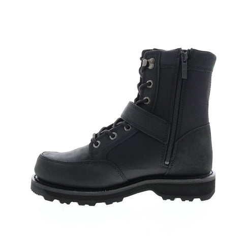 Harley-Davidson Hamlyn Nylon W Strap D93786 Mens Black Motorcycle Boots