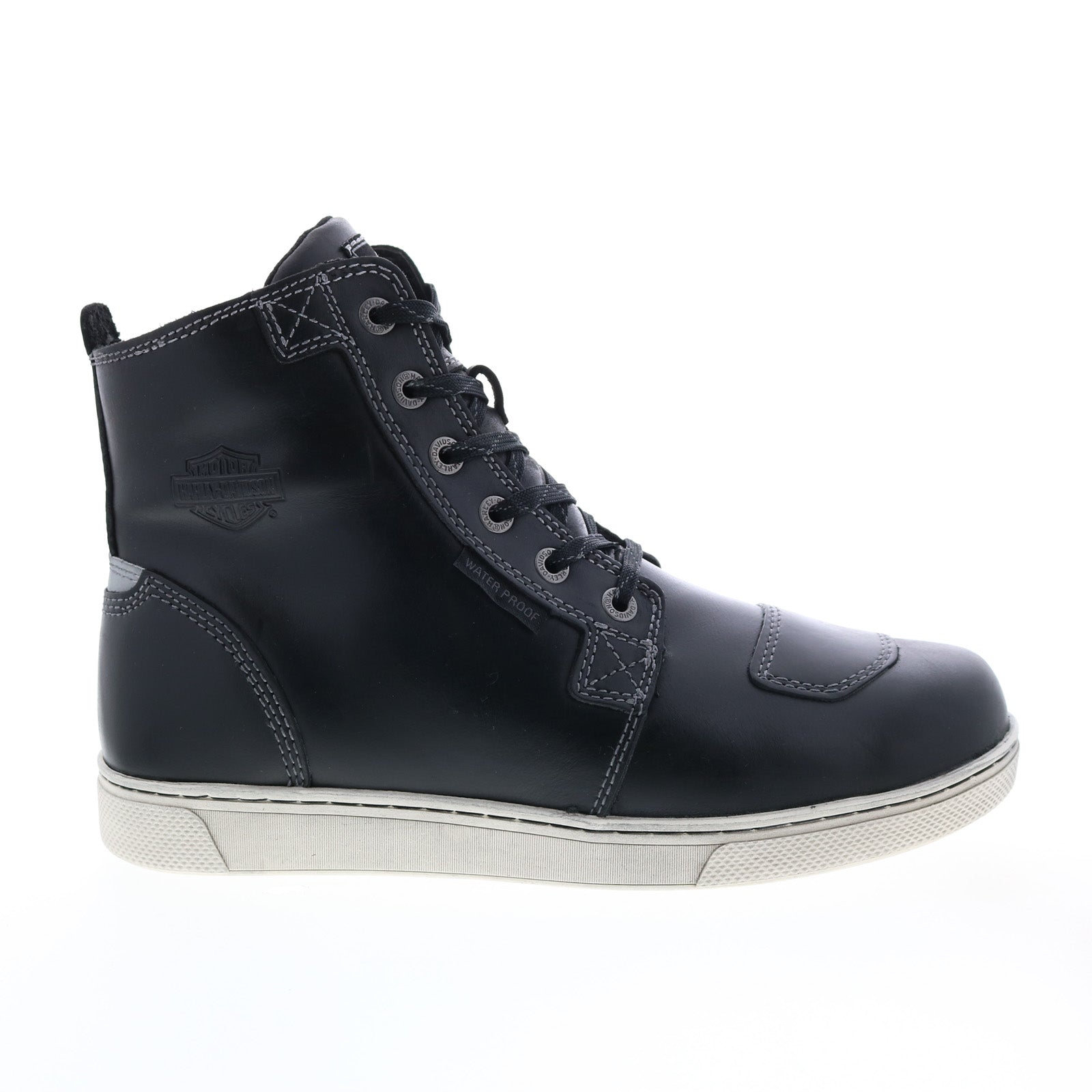 Harley-Davidson Steinman D96198 Mens Black Leather Lifestyle