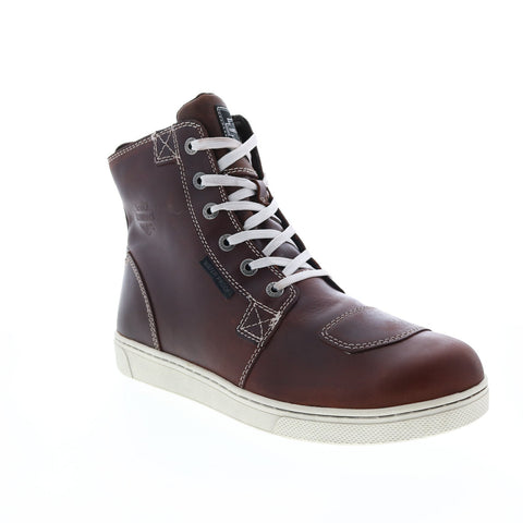 Harley-Davidson Steinman 7" Lace Up Waterproof Mens Brown Motorcycle Boots