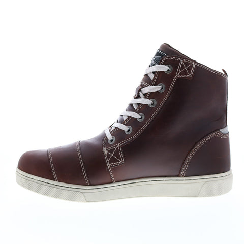 Harley-Davidson Steinman 7" Lace Up Waterproof Mens Brown Motorcycle Boots